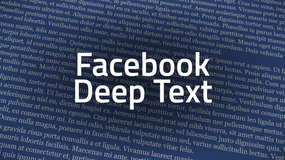 Facebookの新しい人工知能「Deep Text」は、あらゆる投稿を分類する | TechCrunch Japan Archive