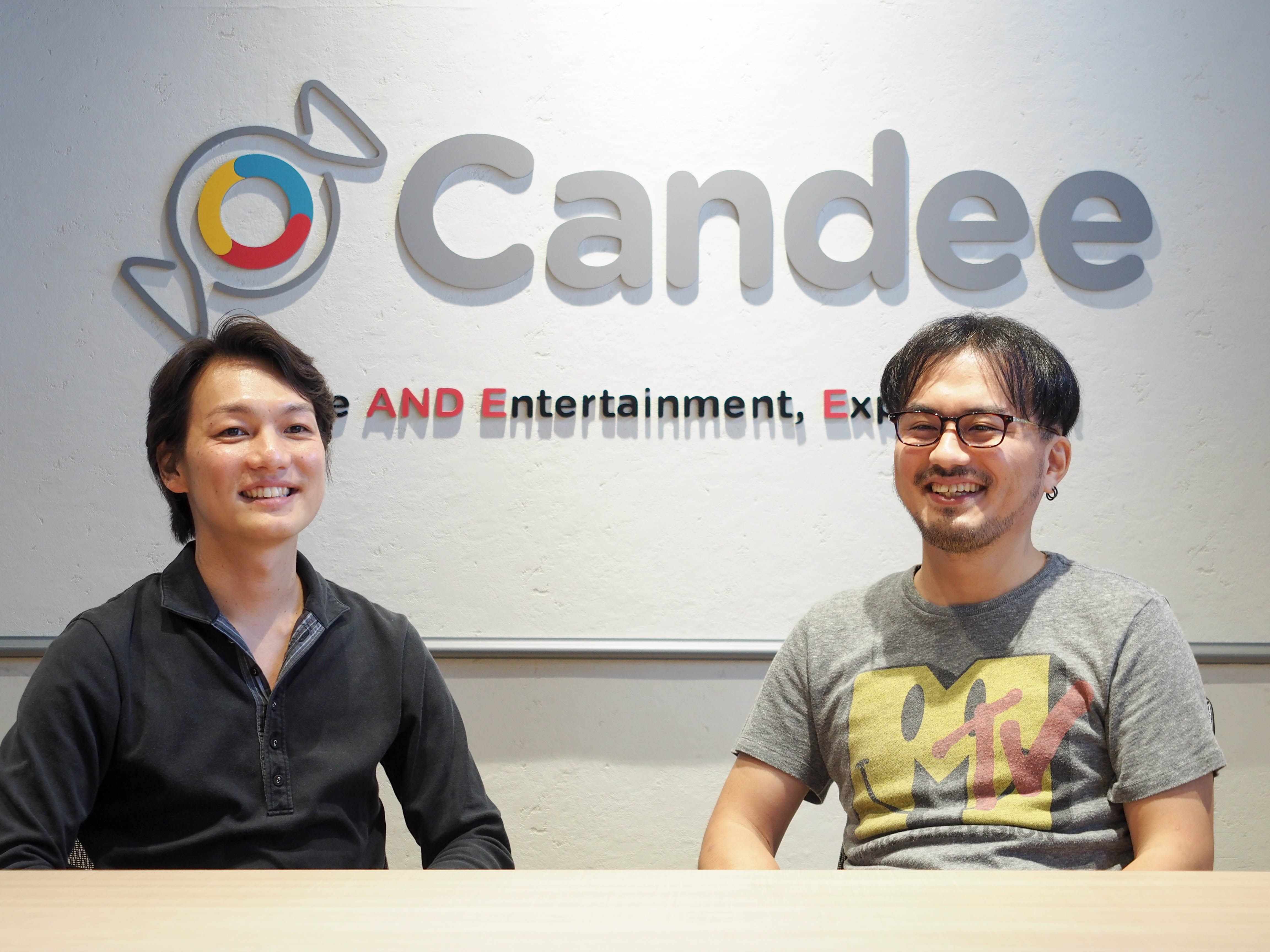 Candee執行役員の椙原誠氏(左)とCandee代表取締役副社長COOの新井拓郎氏