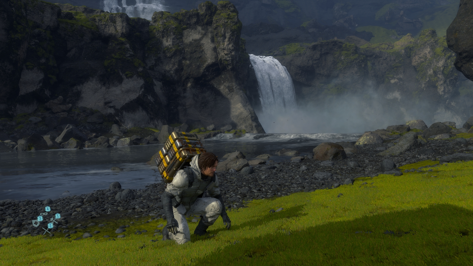 DLSS 2.0に対応する「DEATH STRANDING」のワンシーン