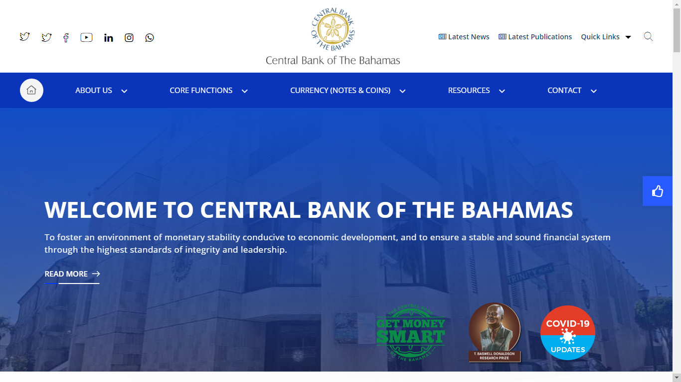 バハマ中央銀行が他国通貨と相互運用可能なCBDCを10月20日にも発行