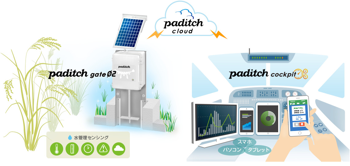 水田向けスマート農業サービス「paditch」開発・運営を手がける富山県拠点の笑農和が1億円を調達