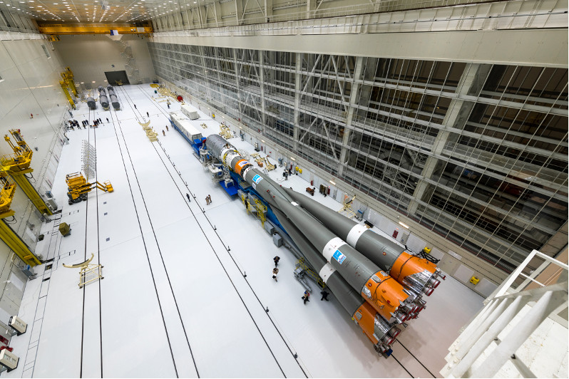 超小型衛星「GRUS-1B」「1C」「1D「1E」を搭載予定のソユーズロケット