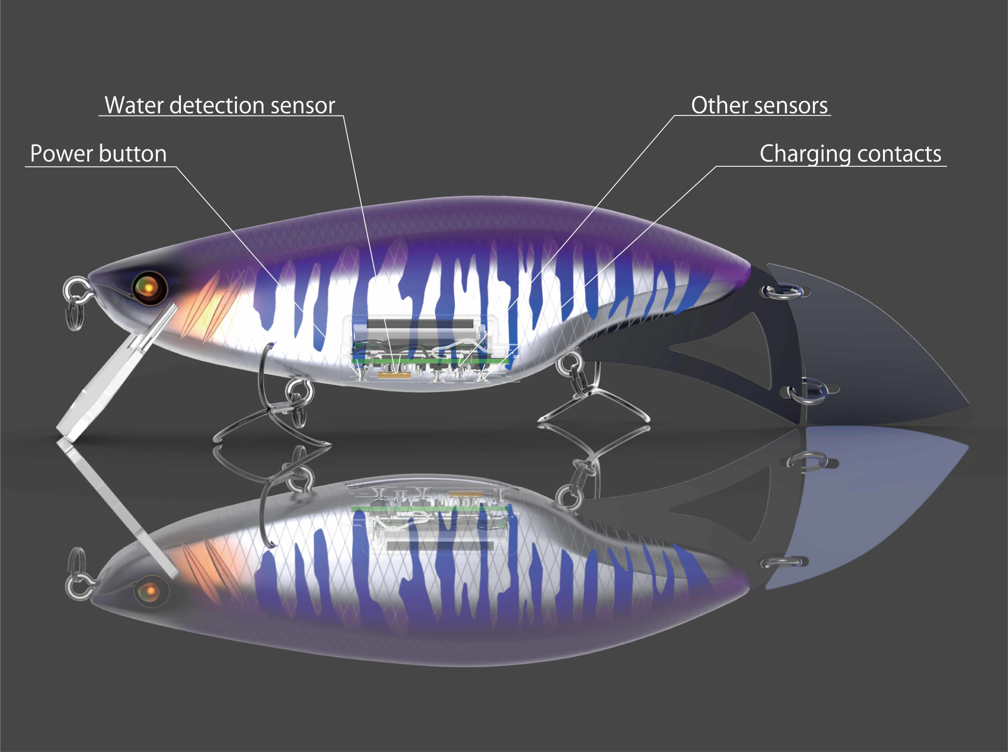 魚が食いつくまでのルアーの動きや水中環境をデータ化し「釣りの秘密」を探るIoTルアーが登場