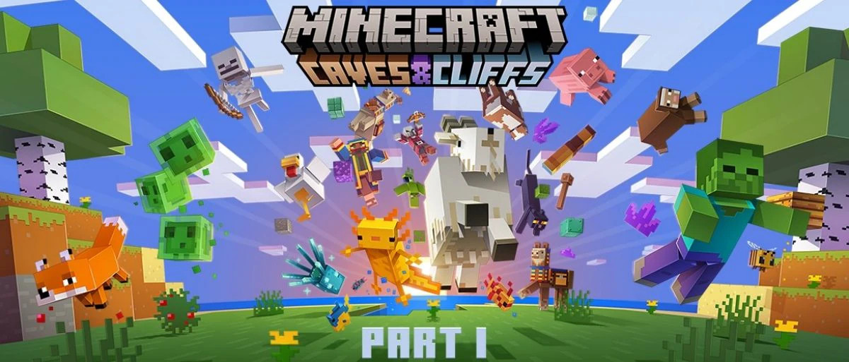 「マインクラフト」次期大型アップデート「Caves and Cliffs（洞窟と崖）」パート1が6月8日配信決定
