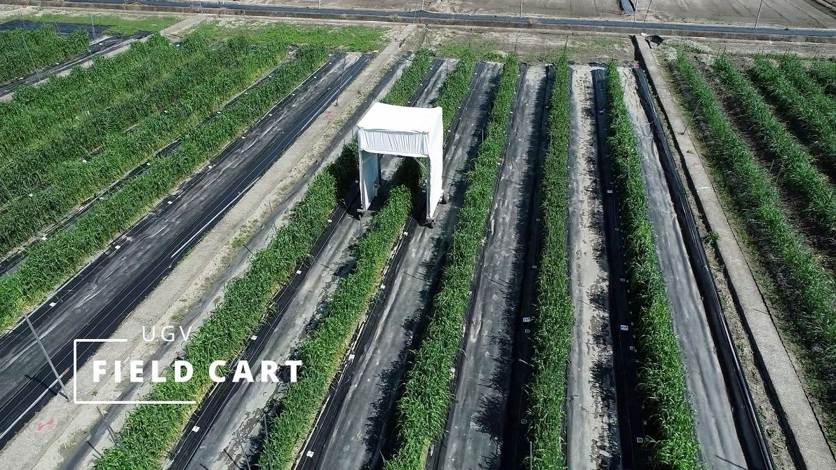 農作物の生育状態を高速に定量的に測定するフェノタイピング用ローバー開発、設計とソフトをオープンソースとして公開