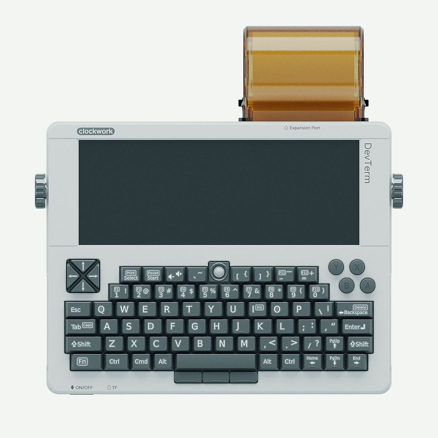 Clockwork Tech 64ビットRISC-V版のキーボード一体型PC「DevTerm Kit R-01」をClockwork Techが発売、組み立て式で価格約3万 ...